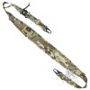 KRYDEX 2 Point / 1 Point Tactical Rifle Slingster Removable 2.25" Padded Combat Modular Shooting Hunting Rifle Camo Strap