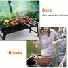 Charcoal Grill, Portable for Barbecue, Folding BBQ Grill, Small for Outdoor Camping Hiking Picnics Traveling