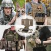 Tacticals Vest Phone Holder Universal Chest Cell Phone Board Plate Carrier Hands-Free Fixing Mount Foldable Lightweight Bag