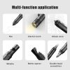 Multifunctional Tactical Self-Defense Pen Fragile Window Breaker Ballpoint Pen With 100LM Flashlight EDC Outdoor Survival Tool