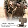 Tacticals Vest Phone Holder Universal Chest Cell Phone Board Plate Carrier Hands-Free Fixing Mount Foldable Lightweight Bag