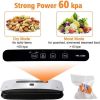 Food Vacuum Sealer Machine Strong Suction Power Dry and Moist Mode Starter Kit for Food Preservation and Sous Vide