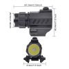 TrustFire G01 Pistol Light 210 Lumens Tactical Weapon Flashlight 2 Modes Mounted Lights for Gl0ck 17 19 21 22 Picatiny