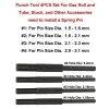 EWOLF 4pcs/set AR 15 Gunsmithing Armorer Steel Roll Pin Starters Punch Hollow End Tool Set Kit 1/16 5/64 3/32 1/8