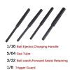 EWOLF 4pcs/set AR 15 Gunsmithing Armorer Steel Roll Pin Starters Punch Hollow End Tool Set Kit 1/16 5/64 3/32 1/8