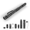 Multifunctional Tactical Self-Defense Pen Fragile Window Breaker Ballpoint Pen With 100LM Flashlight EDC Outdoor Survival Tool