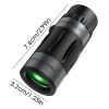 Handheld Telescopes for Adults HD Monocular Telescope Small Telescope High Powered 8x20 Monocular Scope Clear Vision Monocular