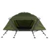 84.6*34.5*49.2in Collapsible Camping Tent with An Integrated Cot Green