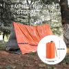 Outdoor Waterproof Emergency Tube Tent Shelter Survival Tent For Two People