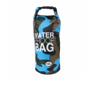 Camouflage waterproof bucket bag (Option: Light blue-15L)