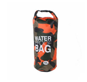 Camouflage waterproof bucket bag (Option: Orange-10L)