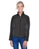 Ladies' Soft Shell Colorblock Jacket - CHARCL/ DK CHRCL - S