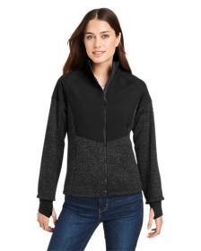 Ladies' Passage Sweater Jacket - BLACK POWDR/ BLK - XS (Color: BLACK POWDR/ BLK)