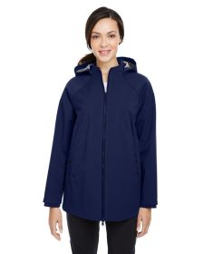 Ladies' City Hybrid Shell - CARBON - XS (Color: CLASSIC NAVY)