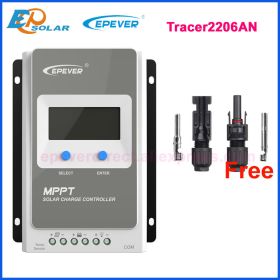 EPEVER 10A 20A 30A 40A MPPT Solar Charge Controller 12V24V Solar Panel Power Regulator Charger Tracer1206AN 2206AN 3210AN 4210AN (Color: Tracer2206AN)