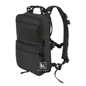 KRYDEX Tactical D3 Flatpack Backpack Upgraded Version 23L Expandable Assaulter Pack Hydration MOLLE / Strap Backpack (Color: Black)