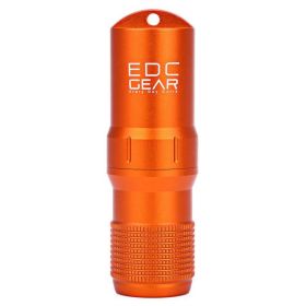 Capsule EDC Waterproof Box Hike Survival Pill / Match Case Box Container Survive Seal Trunk Container Holder Storage (Color: orange)