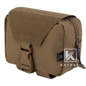 KRYDEX Tactical Rip Away Medical Pouch Tear Off First Aid IFAK Pouch MOLLE EMT Holder 4 Colors Outdoor Emergency Survival Bag (Color: Coyote Brown)