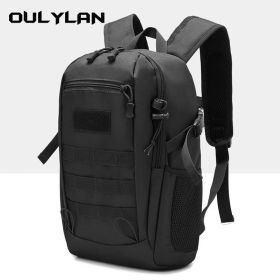 Outdoor Tactical Backpack Men Waterproof Sport Travel Bags Small Camping Mochila Fishing Hunting Rucksacks (Color: Black)