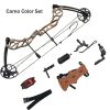 19-70LBS Compound Bow Set with Accessories Archery Adjustable Draw Length IBO 320 FPS for Outdoor Hunting Target Shooting