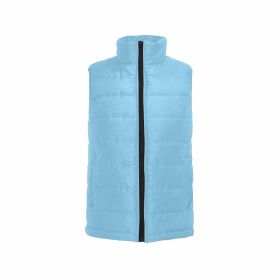 Baby Blue Mens Padded Vest (size: L)