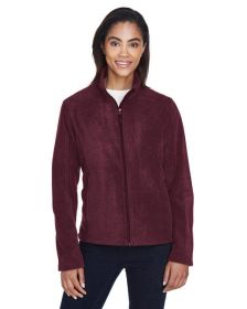 CORE365 78190 Ladies' Journey Fleece Jacket (Color: BURGUNDY)