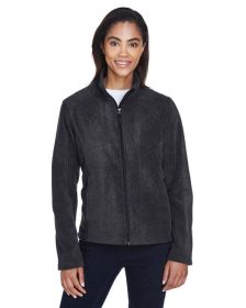 CORE365 78190 Ladies' Journey Fleece Jacket (Color: HEATHER CHARCOAL)