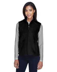 CORE365 78191 Ladies' Journey Fleece Vest (Color: Black)