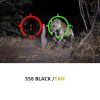 558 Red Dot Sight Holographic Sight Red Green Dot Reflex Sight with Picatinny Weaver 20mm Quick Release Mount