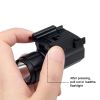 Mini R5 LED Light Tactical Pistol Gun Rifle Shotgun Flashlight QD Quick Release Rifle Torch Rail Mount 20mm Hunting Light