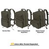 KRYDEX Tactical D3 Flatpack Backpack Upgraded Version 23L Expandable Assaulter Pack Hydration MOLLE / Strap Backpack