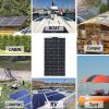 2Pcs 4Pcs 10Pcs 100W solar panel Monocrystalline Solar Cell Flexible for Car/Yacht/Steamship 12V 24 Volt 100 Watt Solar Battery