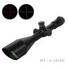 NEW M1 6-24x60 AO Tactical Outdoor Hunting Optics Scope Illuminated Red and Green Mildot Side Wheel Riflescope