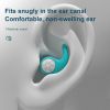 Swimming Ear Plugs, 1 Pairs Waterproof Reusable Silicone Swim Earplugs