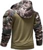 Men's Camouflage Army Tactical T-Shirts Military Shirts Long Sleeve Outdoor T-Shirts Athletic Hoodies