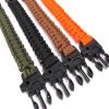 Seven Core Umbrella Rope Braided Survival Whistle Play Flint Escape Emergency Umbrella Rope Bracelet