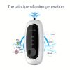 1pc Air Purifier; Rechargeable Portable Air Negative Ion Generator; Air Purifier Necklace; Portable Mini Air Cleaner For Teens; Adult; Pet Smell