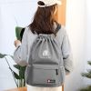 Draw String Back Bag Sport Gym Sackpack Sports Equipment Backpack Multi Pocket Gym Sackpack Waterproof For Yoga Camping Travel