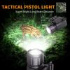 Mini R5 LED Light Tactical Pistol Gun Rifle Shotgun Flashlight QD Quick Release Rifle Torch Rail Mount 20mm Hunting Light