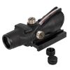 4X32 Hunting Riflescope Real Fiber Optics Grenn Red Dot Illuminated Etched Reticle Tactical Optical Sight